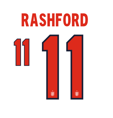Rashford #11 England 2026 Home Name and Number for Football Shirt