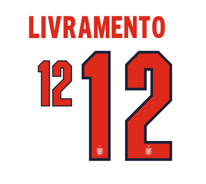 Livramento #12 England 2026 Home Name and Number for Football Shirt