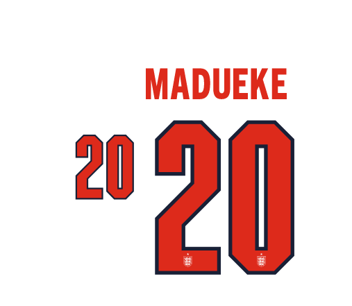 Madueke #20 England 2026 Home Name and Number for Football Shirt