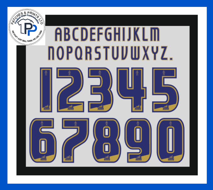 English Football League 2014-2016 Black Any Name & Number Nameset