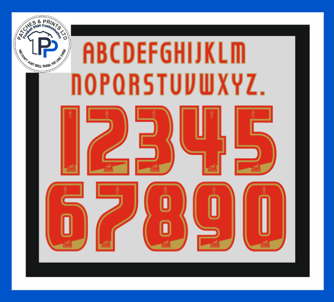 english football league 2014 2015 2016 nameset for football shirt EFL printing