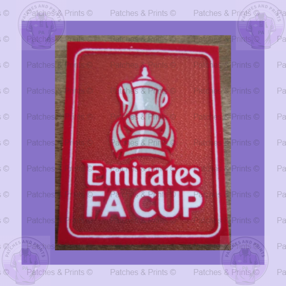 2022-2024 Fa Cup patch player size Iron On Heat Press UK STOCK for Football Shirt