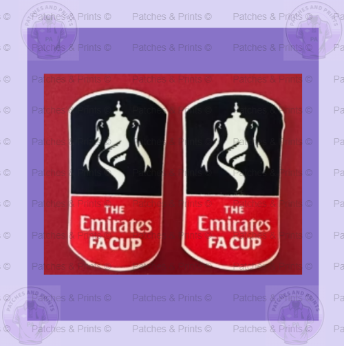 2016-2020 The FA CUP patch player size Iron On Heat Press UK STOCK for Football Shirt
