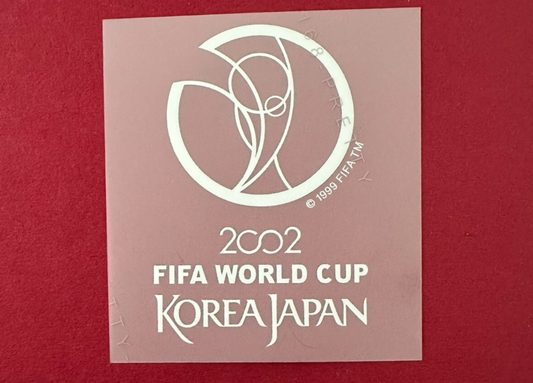 World Cup 2002 White Sleeve Patches Badges Shirt Player Size Japan  UK STOCK