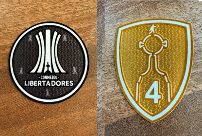 CONMEBOL LIBERTADORES TROPHY 4 Player Issue Iron On Heat Press badge UK STOCK