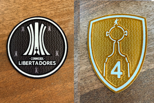 CONMEBOL LIBERTADORES TROPHY 4 Player Issue Iron On Heat Press badge UK STOCK