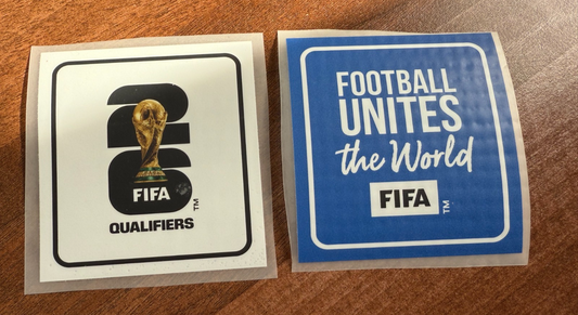 World Cup 2026 Qualifier Patch  Arm Sleeve Badge Iron On Blue Unites