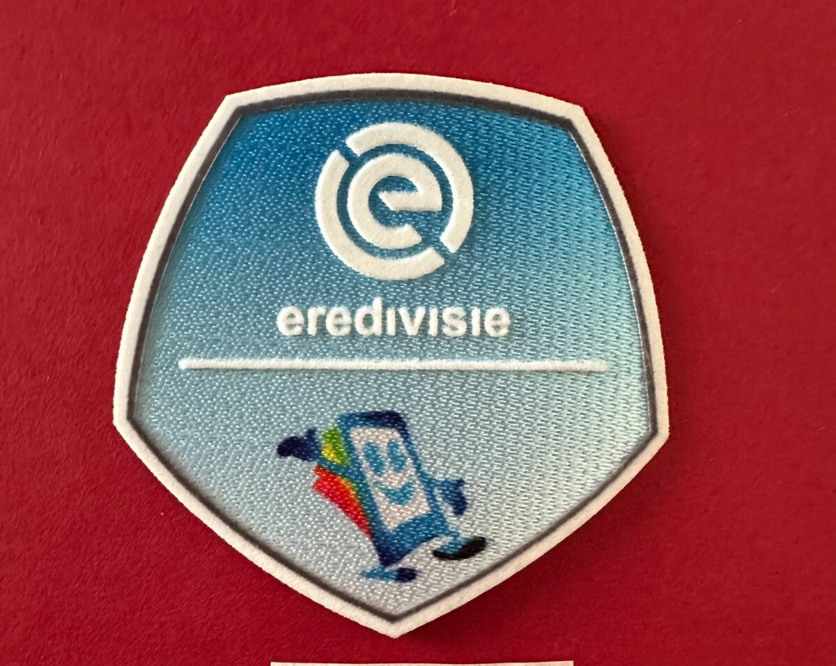 2017-2021 Eredivisie League patch player size  Iron On Heat Press UK STOCK