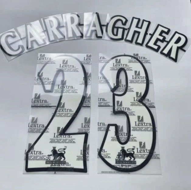Carragher #23 1997-2006 EPL Player Size Premier League White Nameset Liverpool
