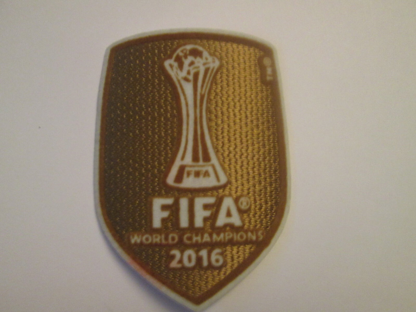 Club World Cup 2016 patch player size  Iron On Real Madrid Champions badge