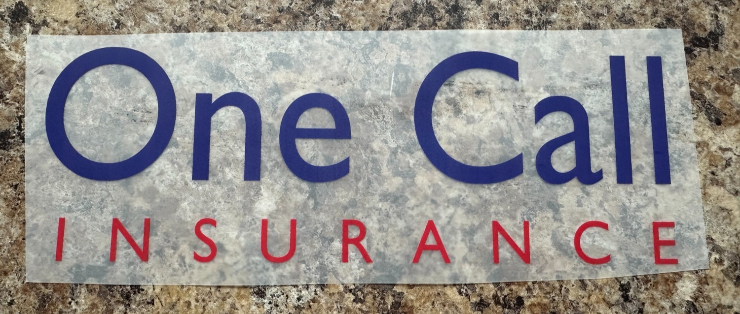 Doncaster Sponsor Patch One Call Insurance PLASTIC Repro for Football Shirt