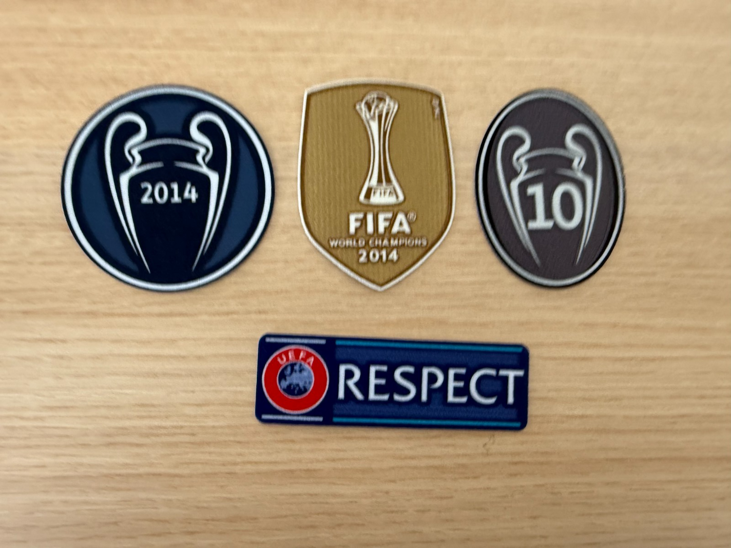 Champions League Winner BOH 10 Times Club World Cup 2014 Patch Badge Player size