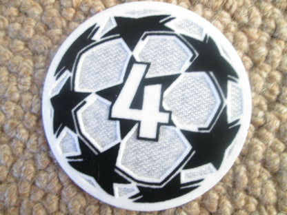 2021-2024 4 x Champions League patch player size  Iron On Heat Press UK STOCK