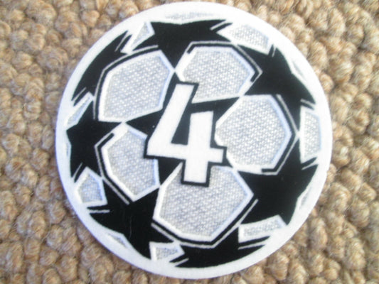 2021-2024 4 x Champions League patch player size  Iron On Heat Press UK STOCK