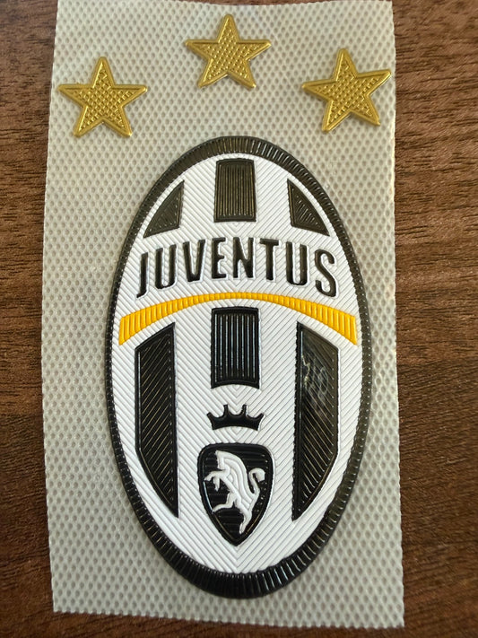 Serie A Scudetto Juventus white black Silicon Iron On Patch Badge