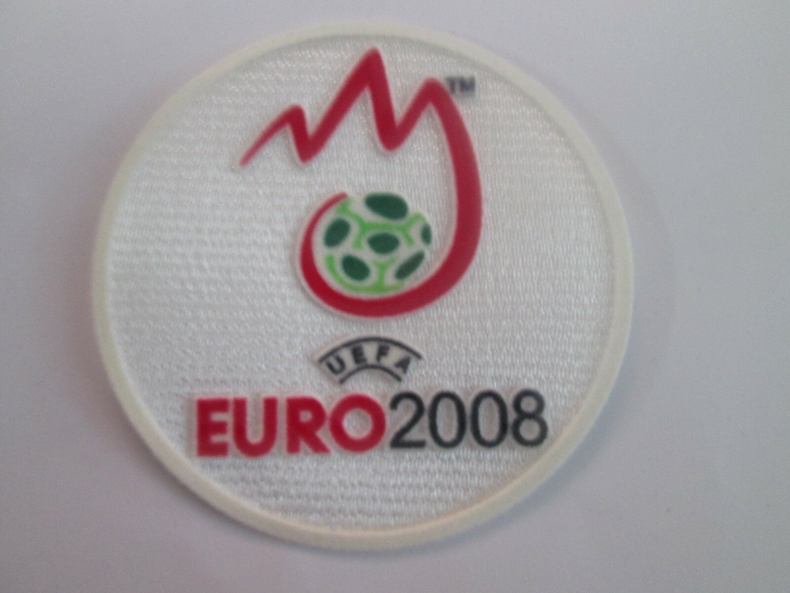 Euro 2008 patch player size  Iron On Heat Press UK STOCK