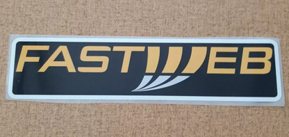 Juventus FastWeb Football Shirt Sponsor Replacement Patch Iron On