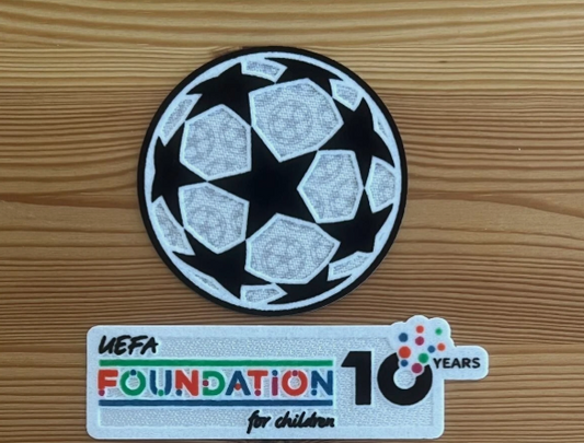 2025-2026 Champions League Starball Sleeve Patch Badge Player Size iron on CL