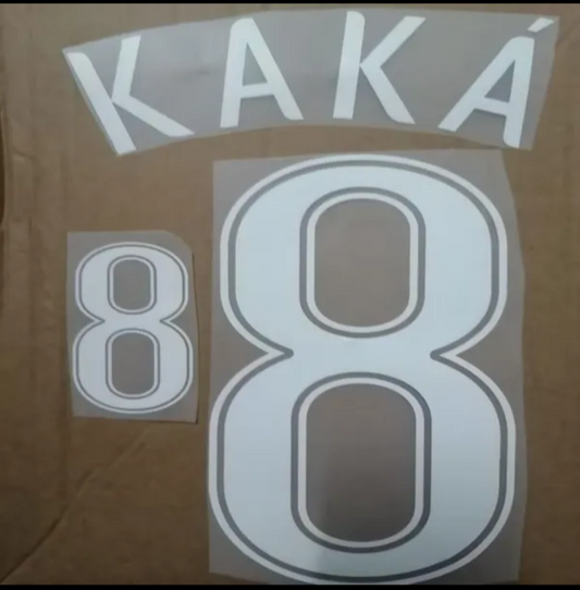Brazil 2006 Kaka 8 Away PLAYER SIZE NAMESET