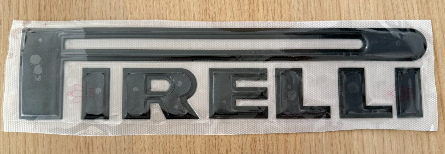 Pirelli Inter Milan Sponsor Patch BLACK 3D Repro for Football Shirt