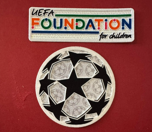 2021-2024 Champions League Football Shirt Patch Badge Foundation player sized UK