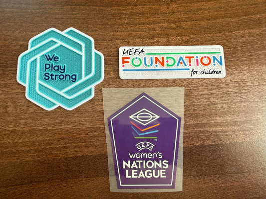 2022-2025 Womens Nations League Patch Set Tournament Foundation Player Size