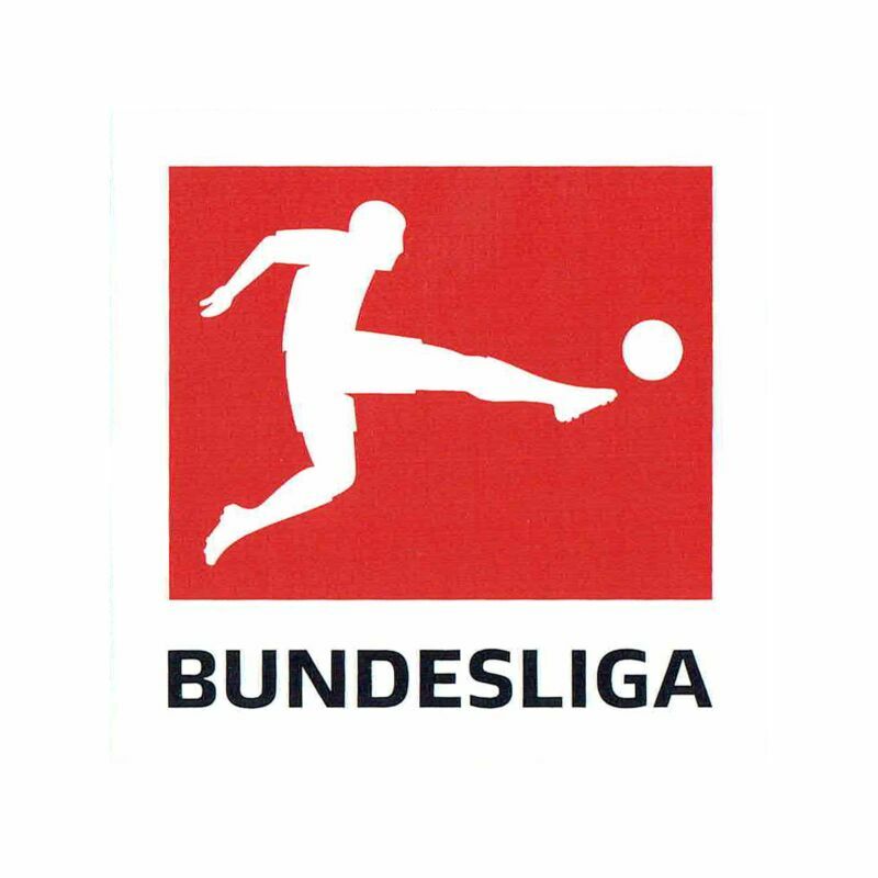 2017-2022 Bundesliga patch player size  Iron On Heat Press UK STOCK