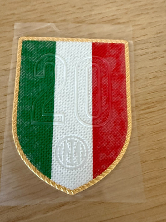 Serie A Scudetto Coccarda Coppa Italia Patch Badge Winners 20 Inter Milan 2024