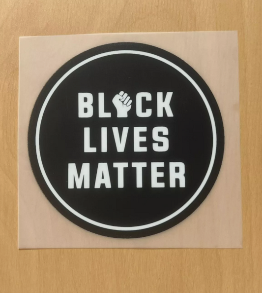 2019-2022 BLACK LIVES MATTER patch player size Iron On Heat UK