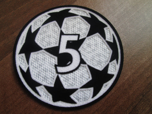 2004-2026 5 x Champions League patch player size Barcelona Iron Press UK STOCK
