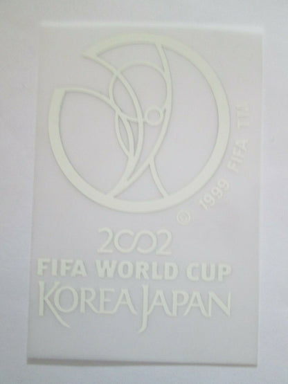 World Cup 2002 White Sleeve Patches Badges Shirt Player Size Japan  UK STOCK