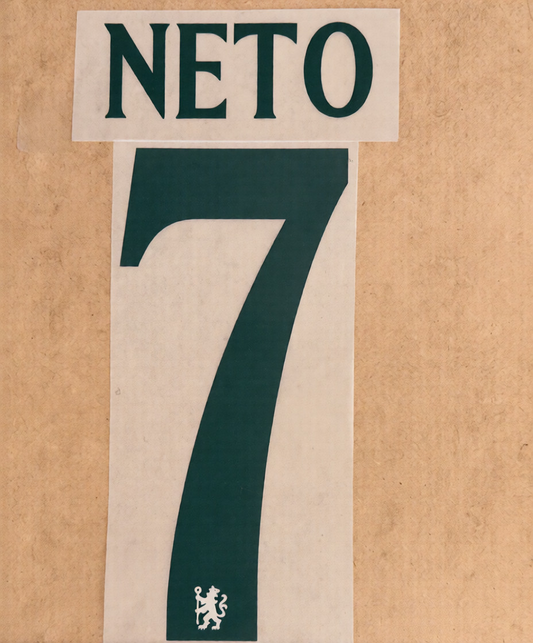 CHELSEA  Neto 7 2025-2026 AWAY PLAYER SIZE CL NAMESET