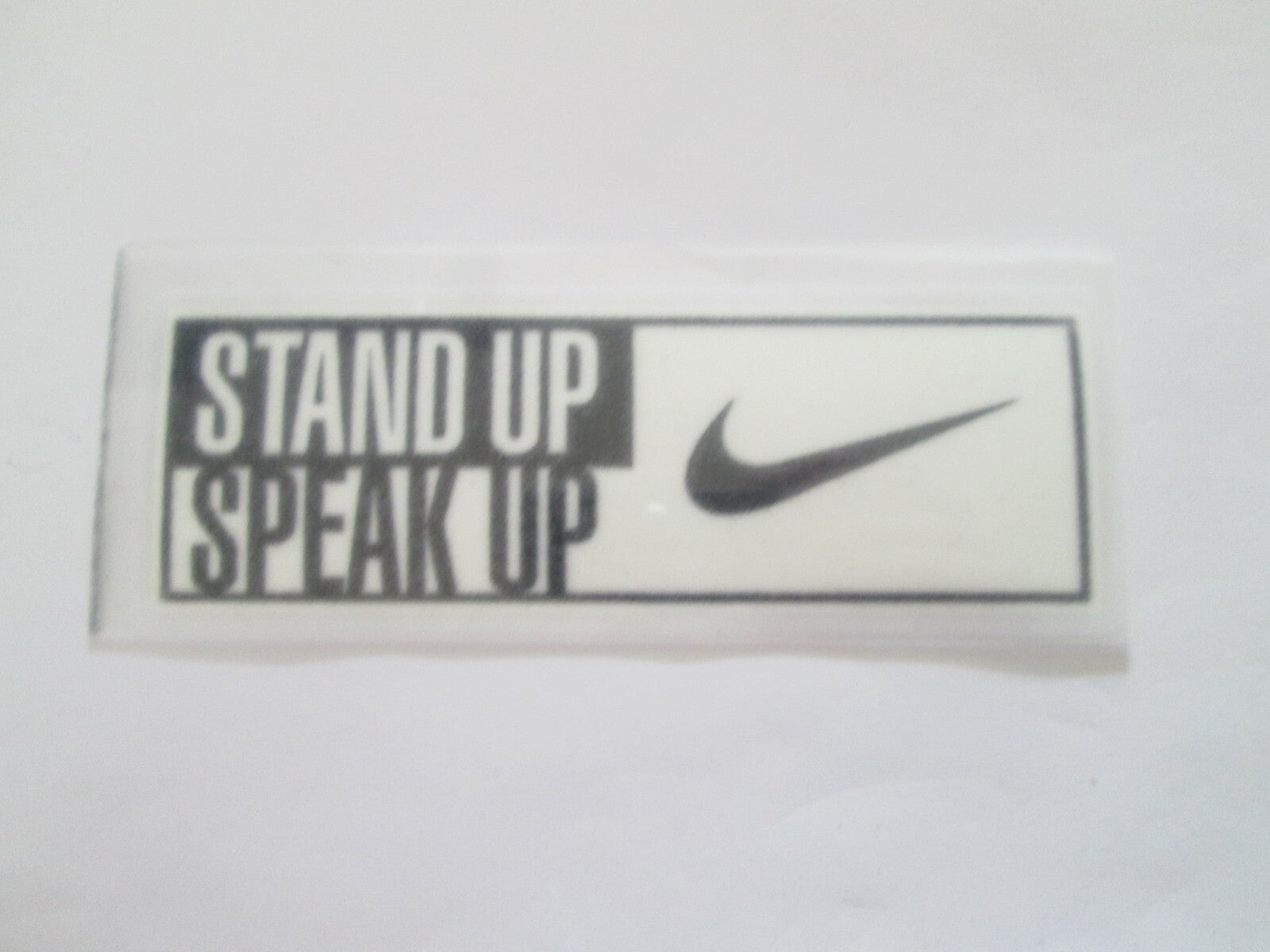 Stand Up Speak Up 2005 patch player size  Iron On Heat Press badge UK STOCK