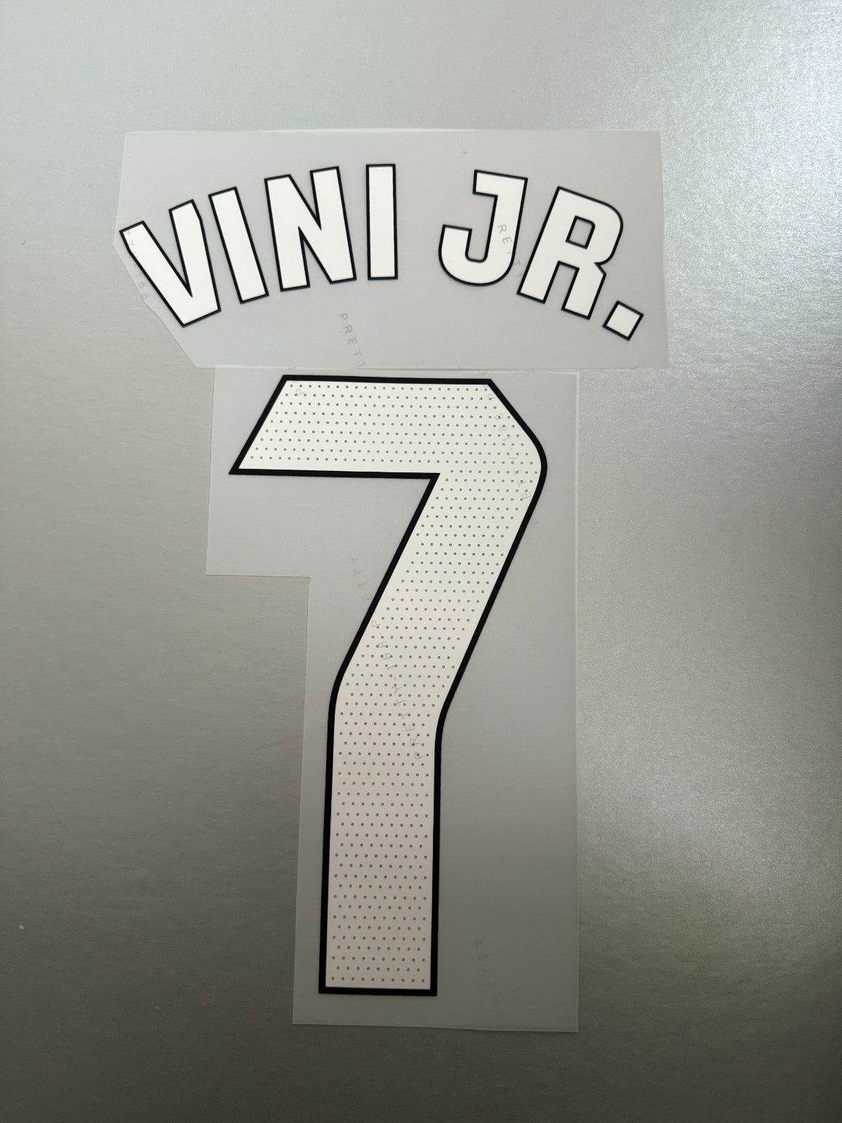 Vini Jr.  #7 2025-2026 Away Real Madrid  Player Size Nameset UK stock