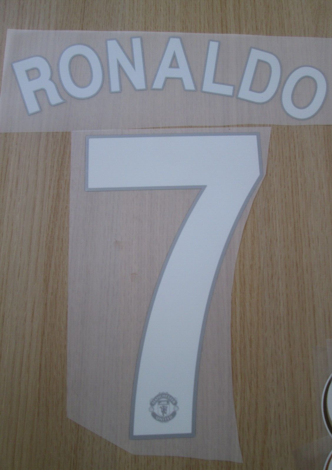 Ronaldo 7 2008-2009 Man Utd Champions League Player Size Nameset