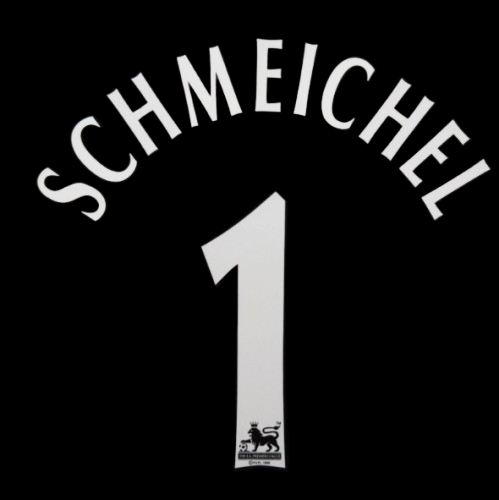 Schmeichel 1 1997-2000 Player Size Premier League  Nameset  UK STOCK Man u