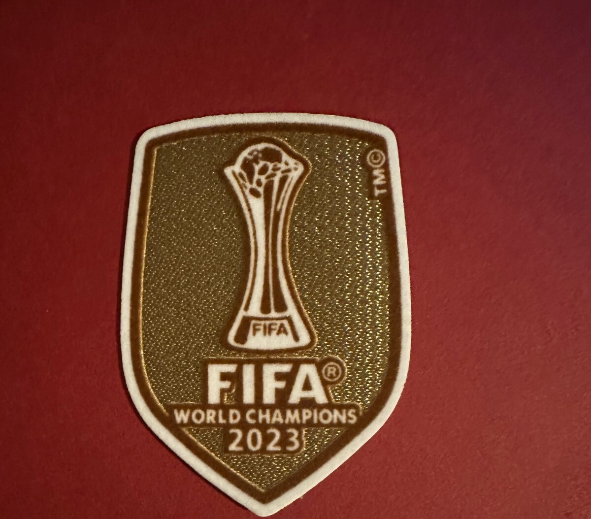 Club World Cup 2023 Manchester City Football Shirt Patch Badge Heat iron