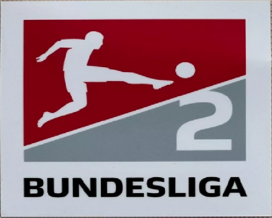 2017-2022 Bundesliga 2 patch player size  Iron On Heat Press UK STOCK