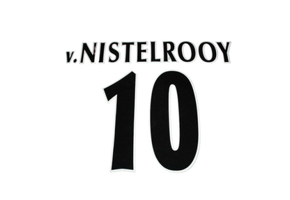 V.Nistelrooy #16 Manchester United 01-06  CL Player Premier League felt Nameset