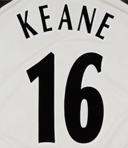 Keane #16 Manchester United 01-06  CL Player Size Premier League felt Nameset