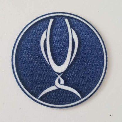 Super Cup 2019 patch player size  Iron On Heat Press Champions UK STOCK