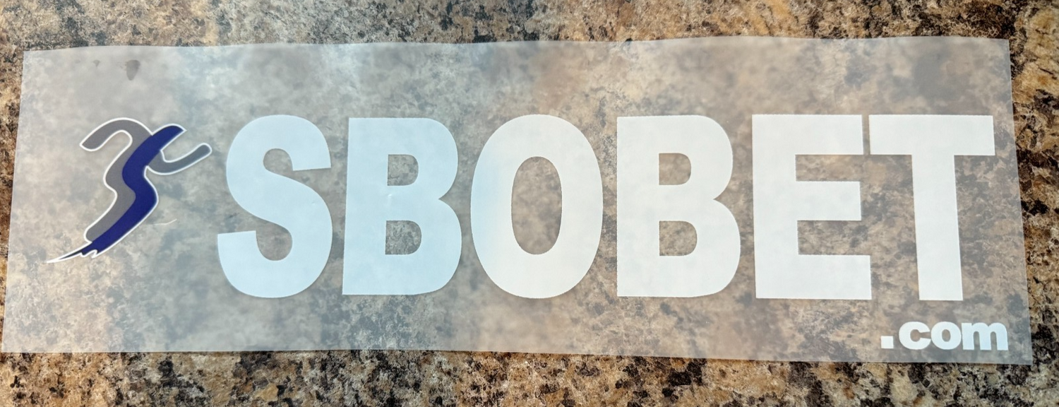 West Ham Sponsor Patch SBOBET Macron PLASTIC Repro for Football Shirt