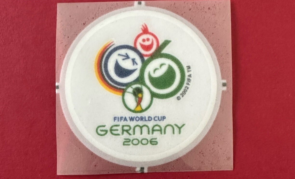 World Cup 2006 patch player size  Iron On Heat Press in Germany Sleeves badge