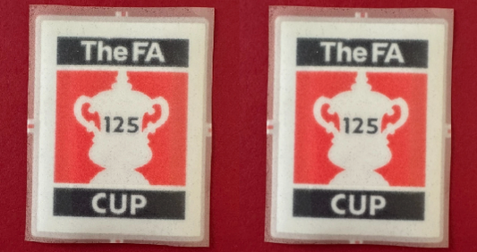 The FA CUP 2005-2006 season patch player size pair Iron On Heat Liverpool UK