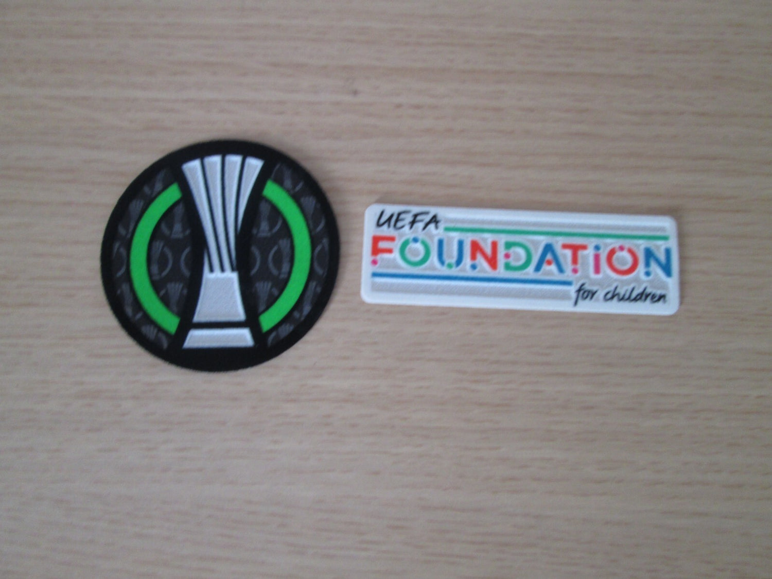 2024-2025 Uefa Europa League Conference patch player size  foundation UK STOCK