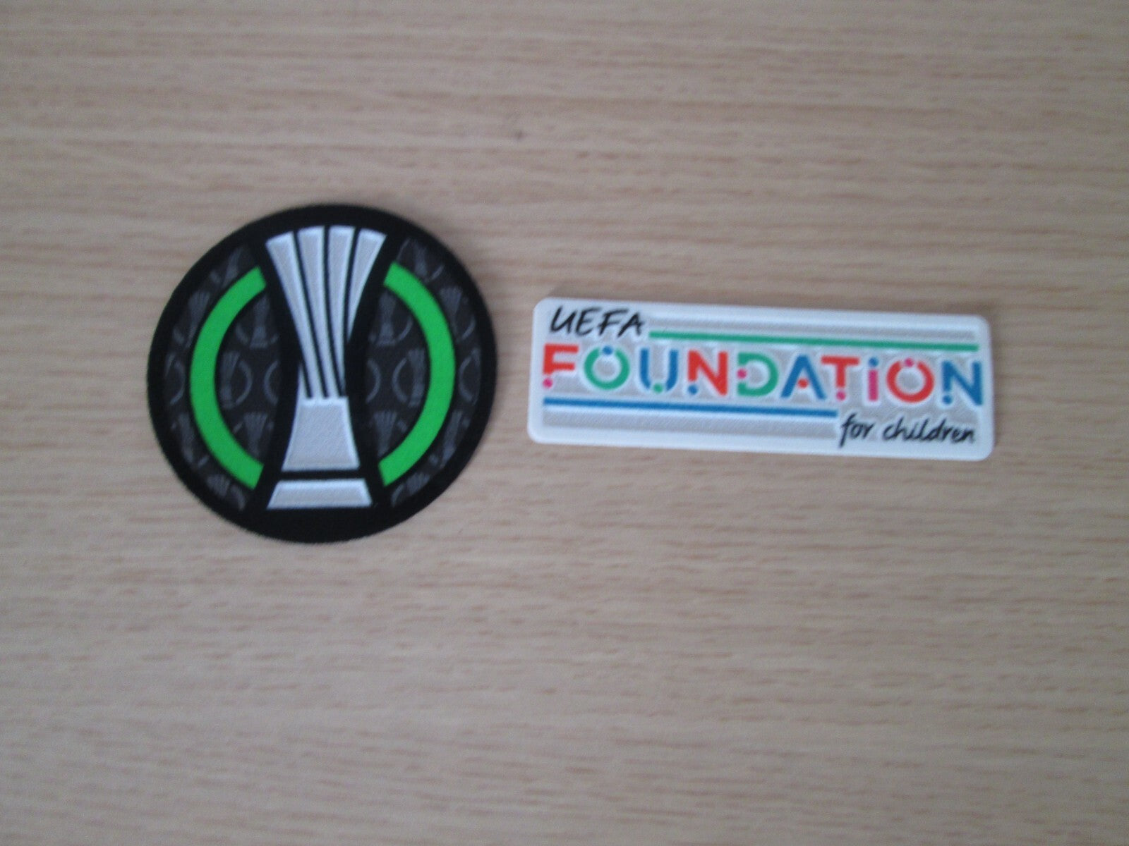 2024-2025 Uefa Europa League Conference patch player size  foundation UK STOCK