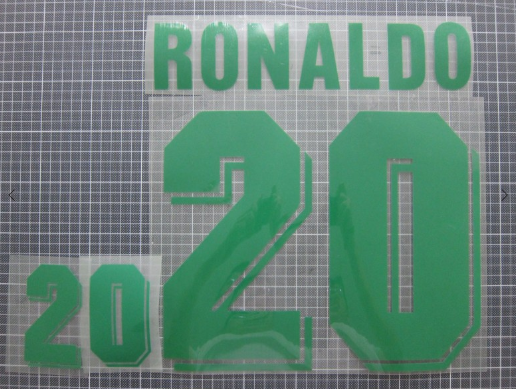 Ronaldo #20 Brazil Brasil WC 1994 Home Player Size  Nameset FLOCK Football