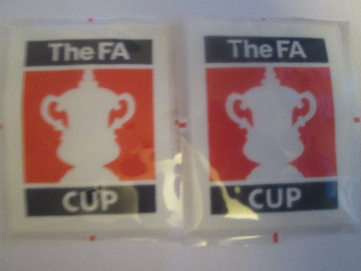 The FA CUP patch player size  Iron On Heat Press UK STOCK