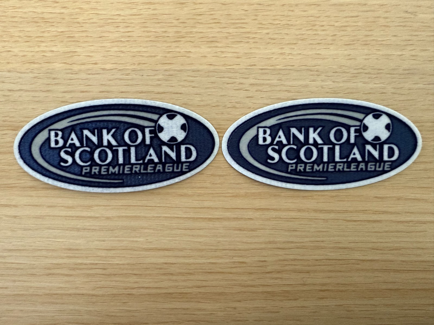Scottish Premier League  Sleeve Soccer Patch / Badge UK STOCK PAIR