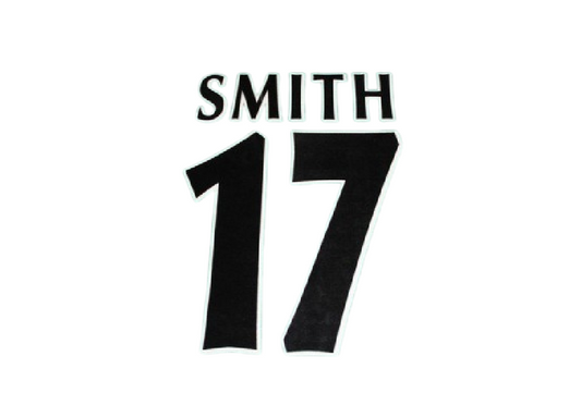 Smith #17 Leeds united 1998-2001 Player Size Champions League felt Nameset UK